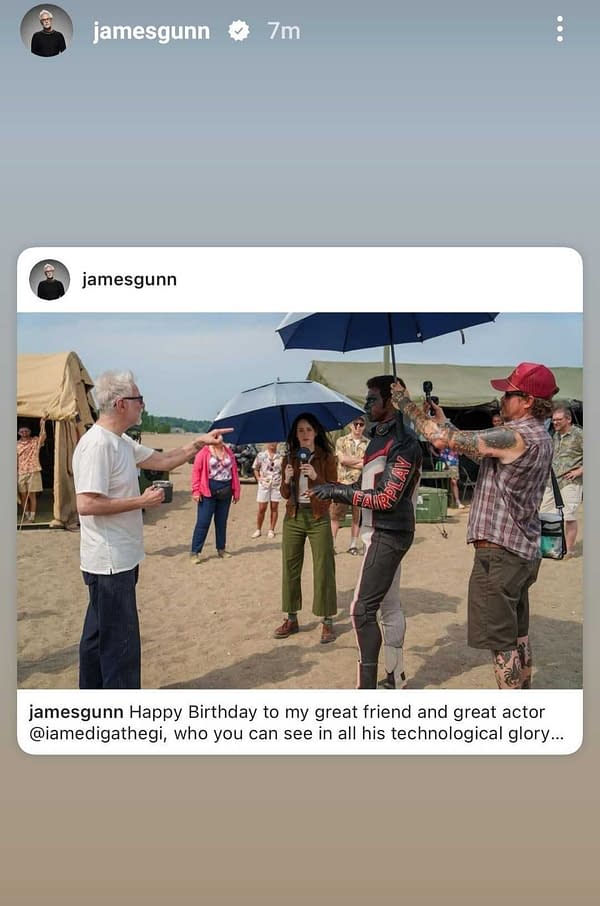 Superman: Gunn's Gathegi BDay Post Include Mister Terrific BTS Look