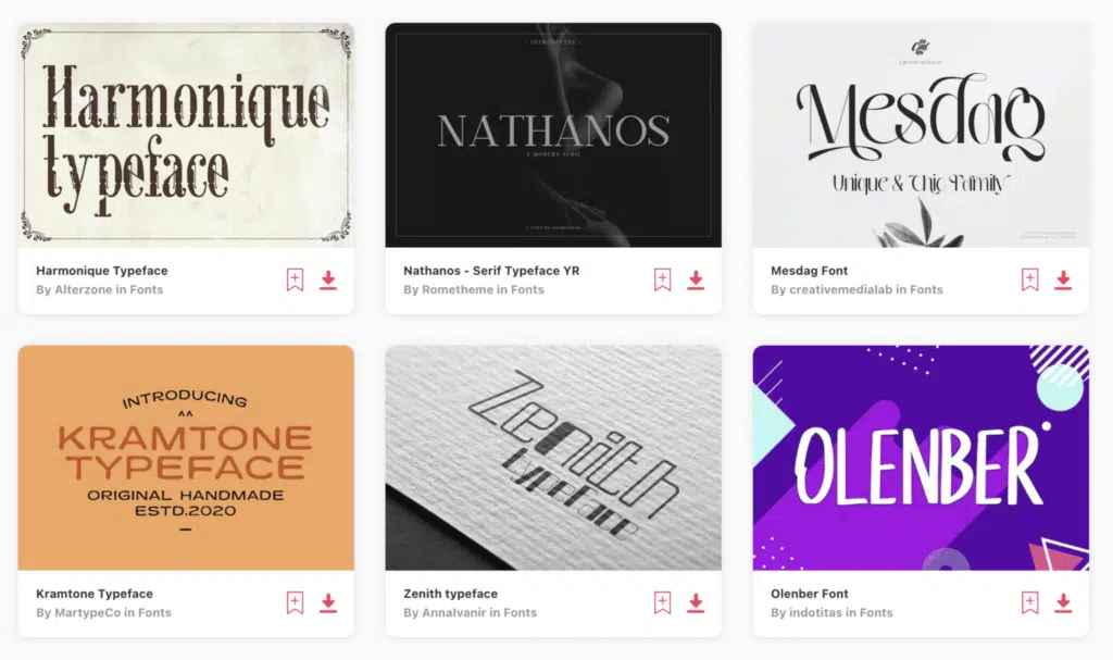 Most Popular fonts