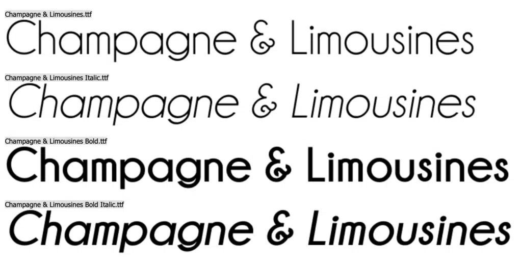 Champagne & Limousines
