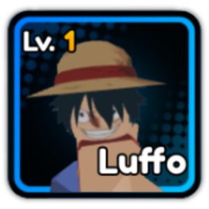Luffo unit from the Anime Saga Roblox experience.