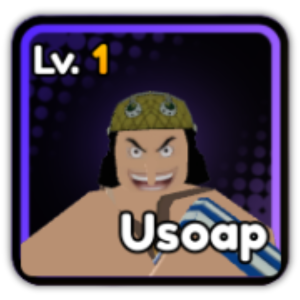 Usoap unit from the Anime Saga Roblox experience.