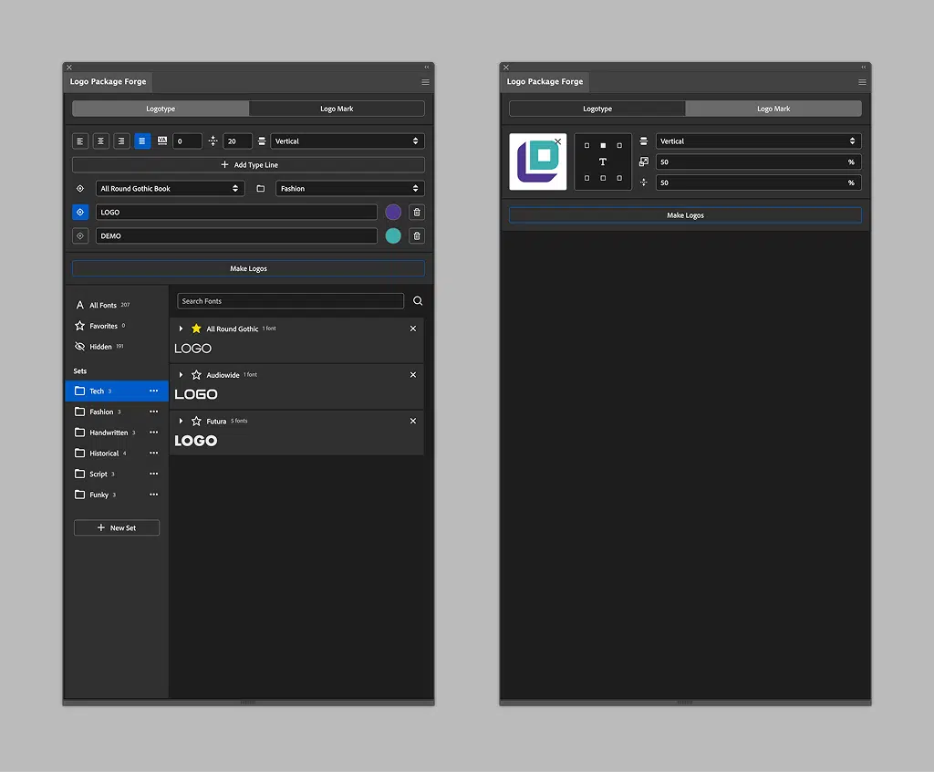 Logo Package Forge