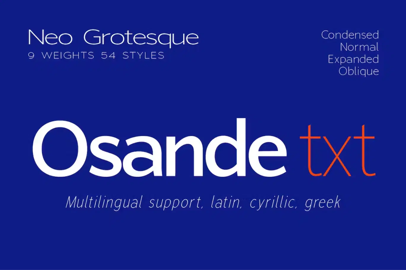 Osande Font Similar To Raleway