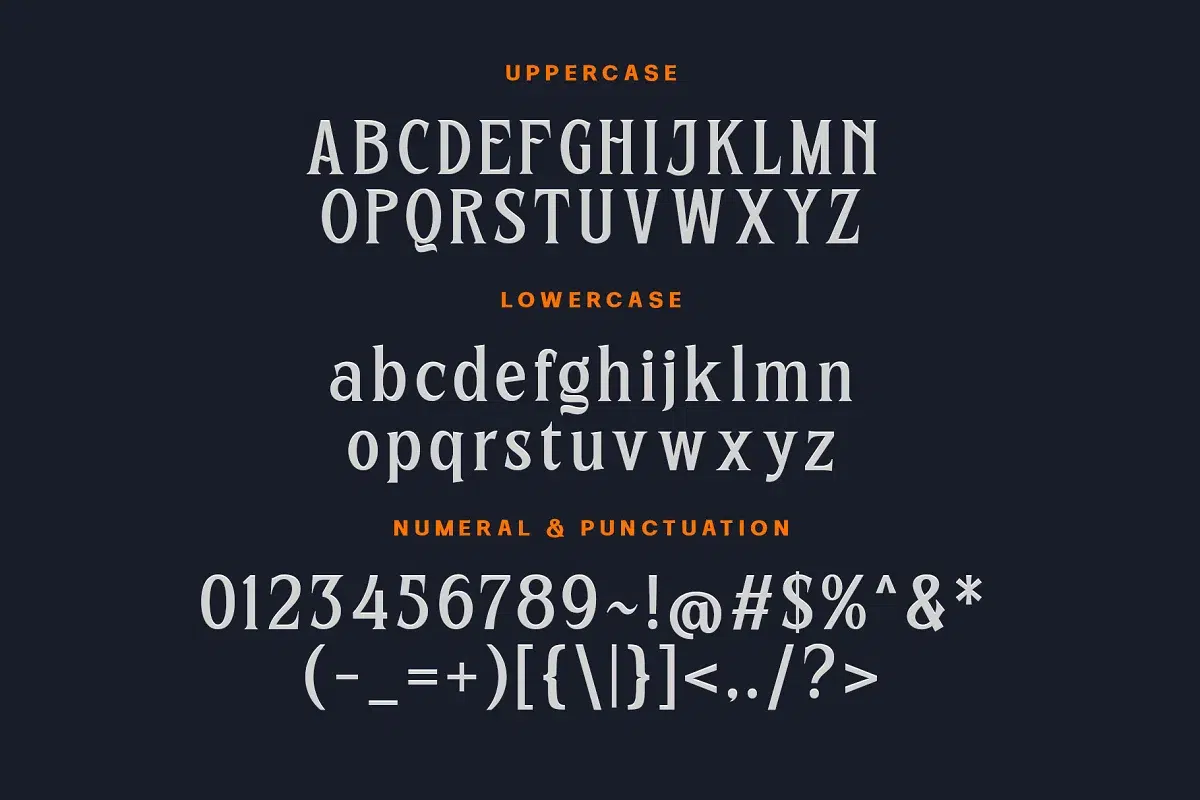 Blowar Roman font
