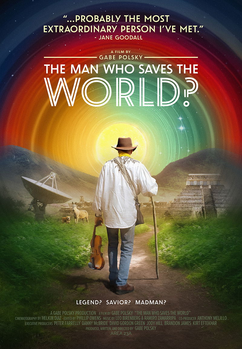 The Man Who Saves The World? Poster