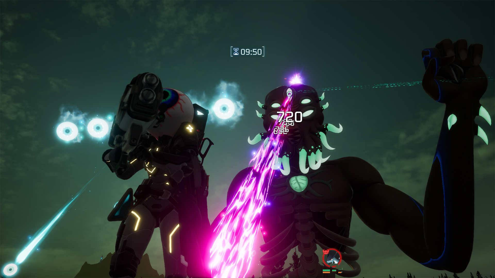 The Moon Lord boss in Palworld.