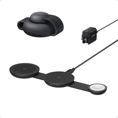 Anker MagGo Wireless Charging Station (3-in-1, Foldable Pad)