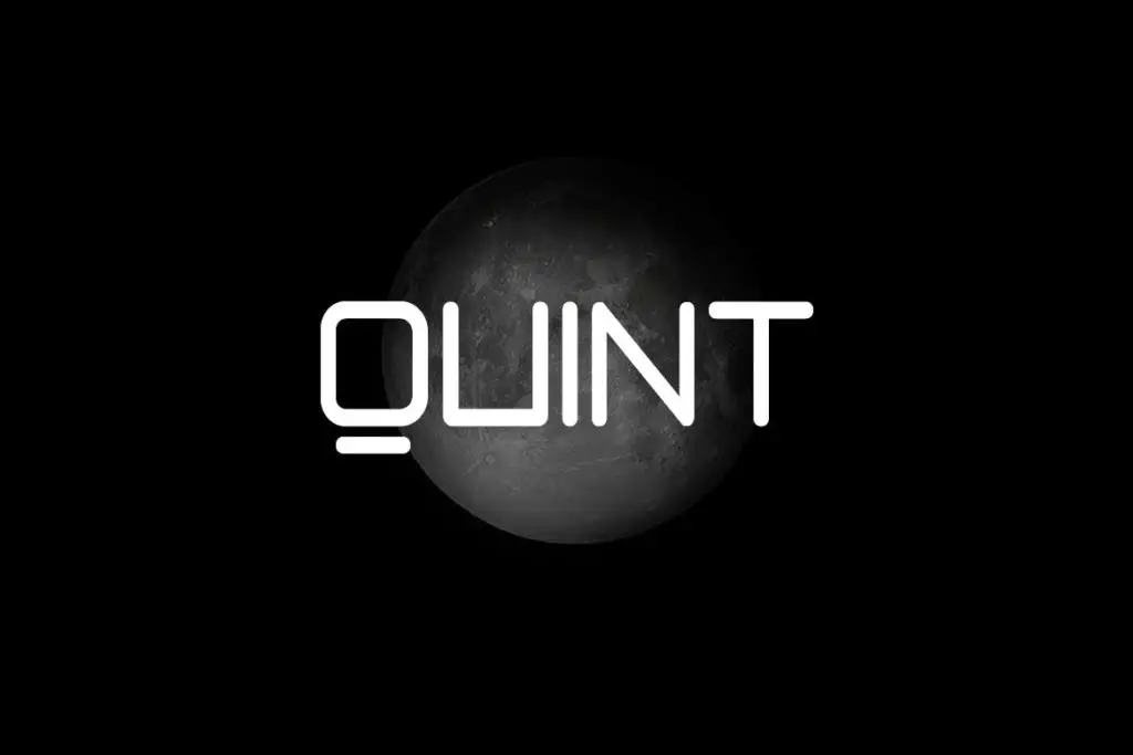 Quint- Free Futuristic Sci-Fi & High Tech Fonts