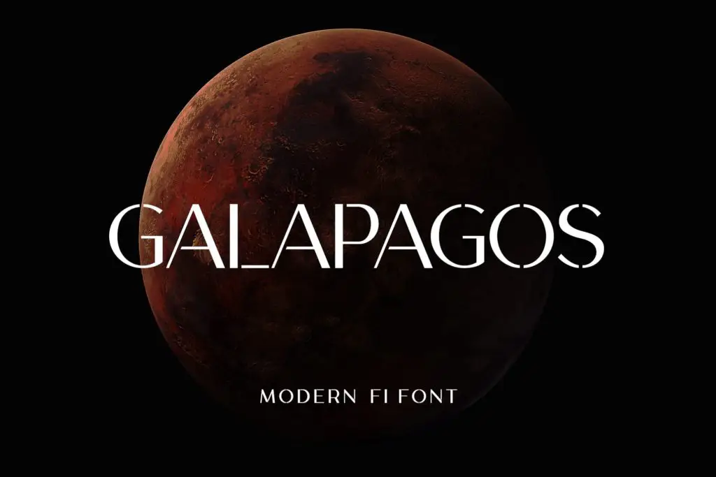 Galapagos Modern Font