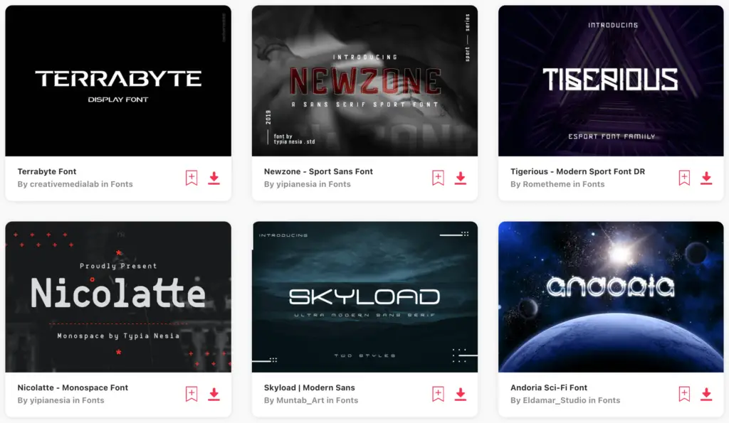 Best High Tech Fonts