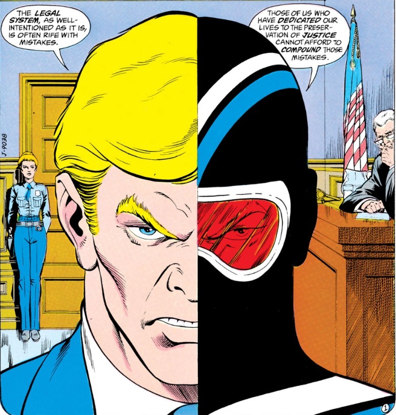 Vigilante #2 opening panel