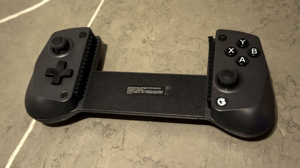 Close-up of the GameSir X5s mobile controller designed for improved Destiny: Rising gameplay
