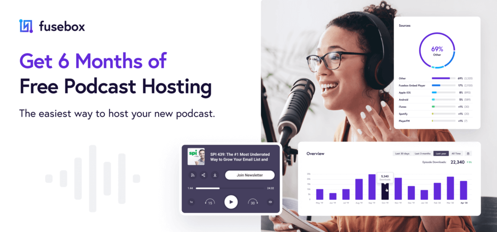 Fusebox promotion: Get six months of free podcast hosting