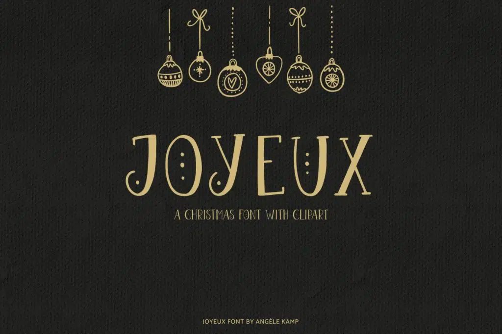 Joyeux Christmas Font