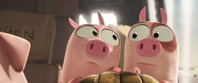 CARDBOARD, Piglets (voice: Cameron Baggarley), 2025. © Locksmith Animation /Courtesy Everett Collection