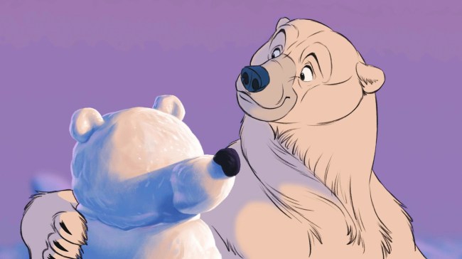 SNOW BEAR, 2025. ph: © Aaron Blaise / © Aaron Blaise Studios / Courtesy Everett Collection