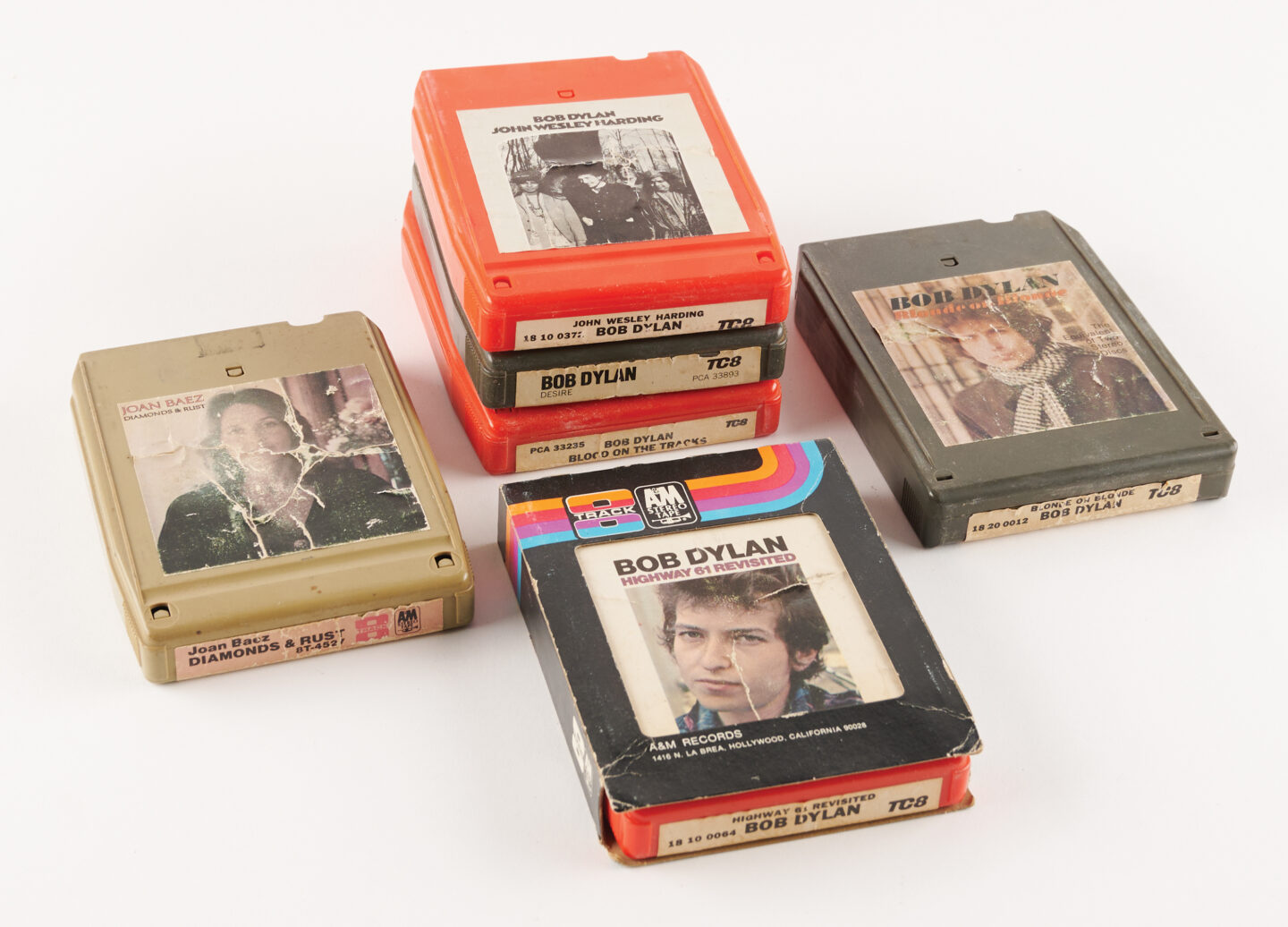 Steve Jobs old 8-track tape collection.