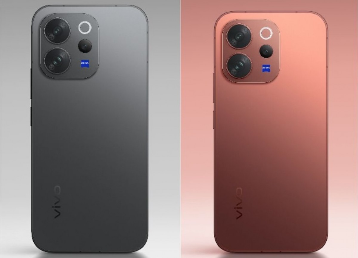 vivo V70 Elite (Authentic Black) and V70 (Passion Red)